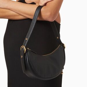 Coach Pebbled Leather Luna Shoulder Bag